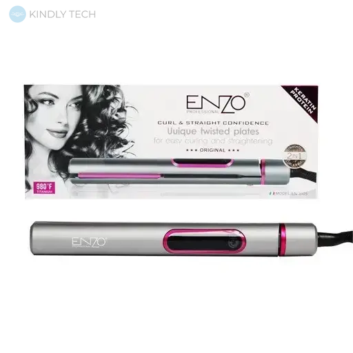 Выпрямитель для волос Enzo EN-3005 Плойка 2 в 1 мультифункциональный стайлер