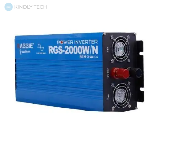 Инвертор Pure Sine Wave RGS-2000W 12V преобразователь напряжения с чистой синусоидой