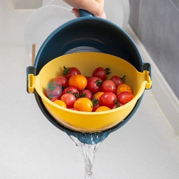 Шинковка-тёрка Multifunctional cooking machine круглая с ручкой SZK-6