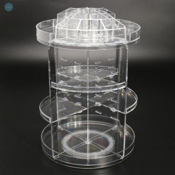 Органайзер для косметики 360° Rotation Cosmetic Organizer прозорий пластик