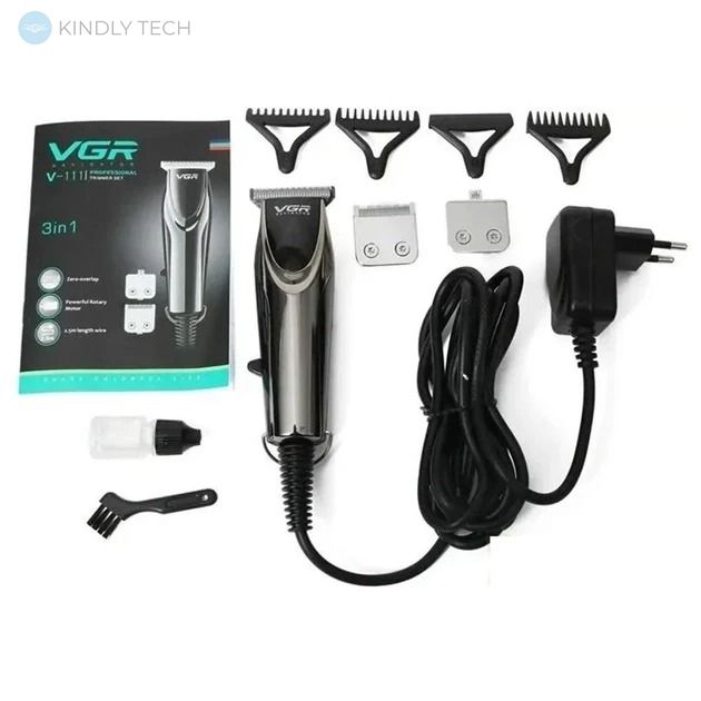 Машинка для стрижки волос VGR V-111 3in1