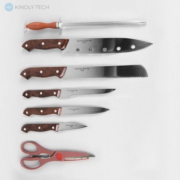 Набор ножей Maestro MR-1406 (8 предметов), Дерево