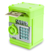 Дитяча скарбничка сейф NUMBER BANK з кодовим замком, Зелена