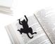 Закладка для книг «Библиотечный кот», Чорний