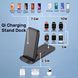 Беспроводное зарядное устройство Qi складное Smart Pro SP3 3в1 Apple Watch/Airpods Pro/iPhone