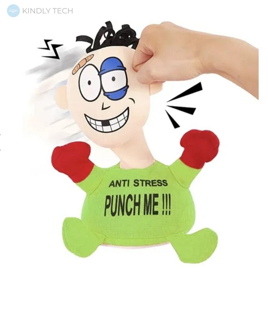 Мягкая игрушка-антистресс Punch Me «Ударь меня» green