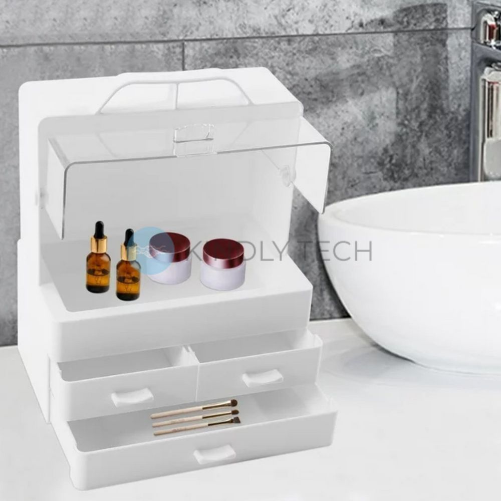 Бокс (органайзер) для хранения косметики Cosmetic Storage Box LD GW 880 белый
