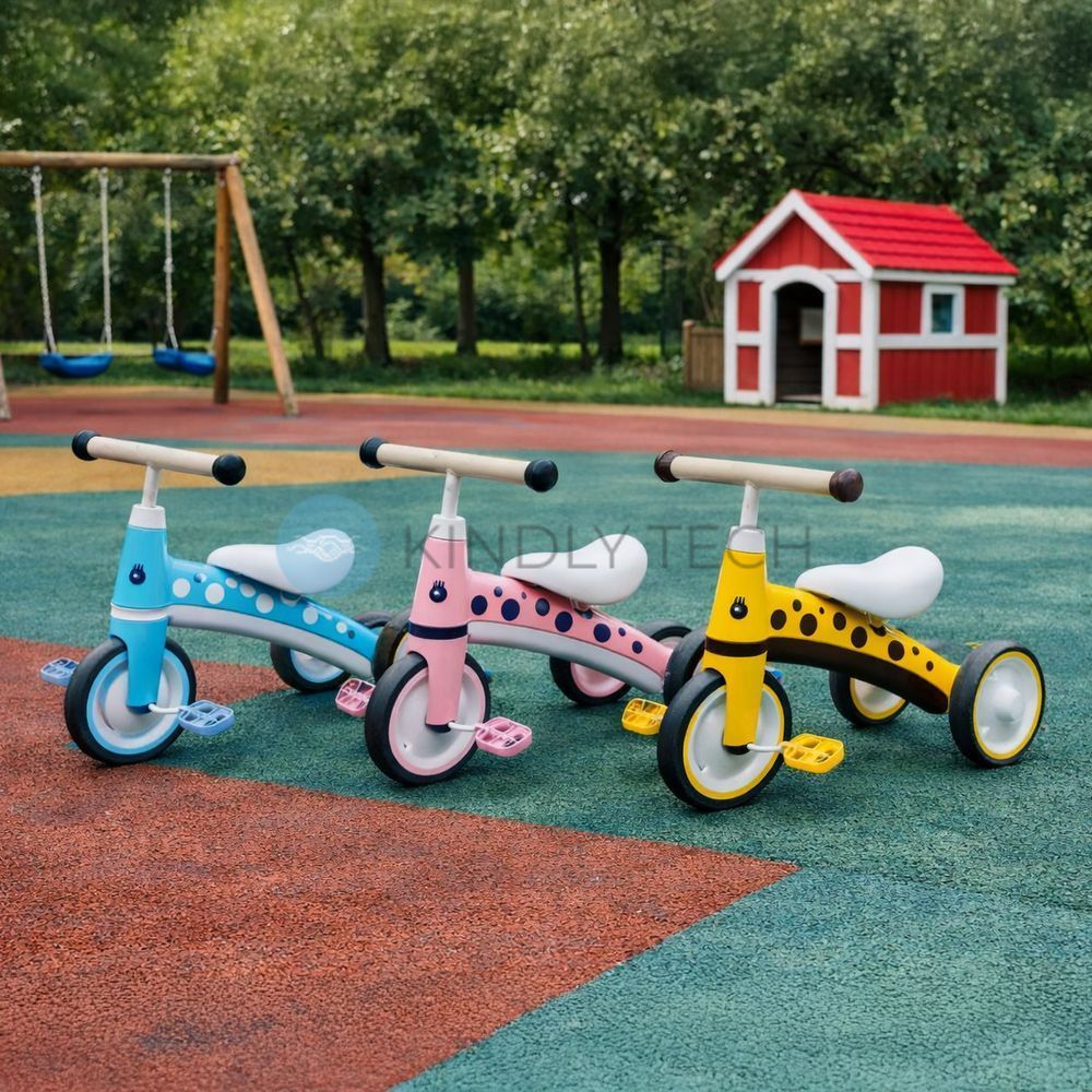 Дитячий триколісний велосипед Giraffe XT1688, Блакитний