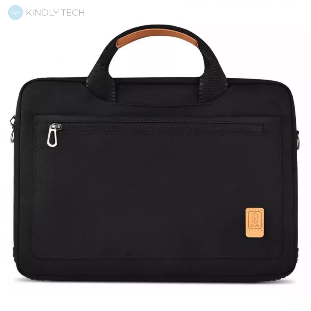 Сумка для ноутбука Чехол для ноутбуков Дипломат 15.6" (16.2") — WiWU Pioneer Pro Handbag Bag NV — Black