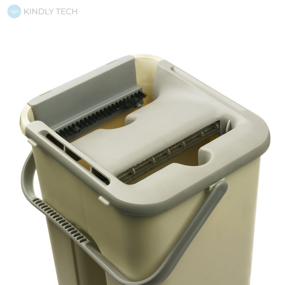 Комплект для прибирання сміття і швабра ледащо з віджиманням Easymop Self-Wash