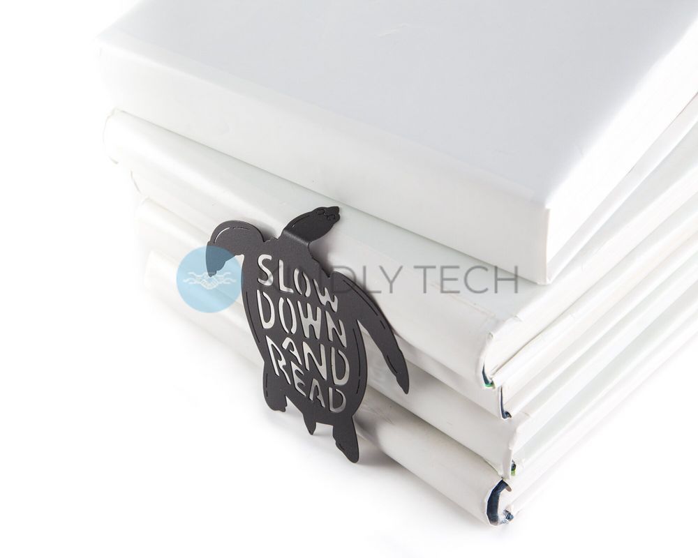 Закладка для книг "Slow down and read".