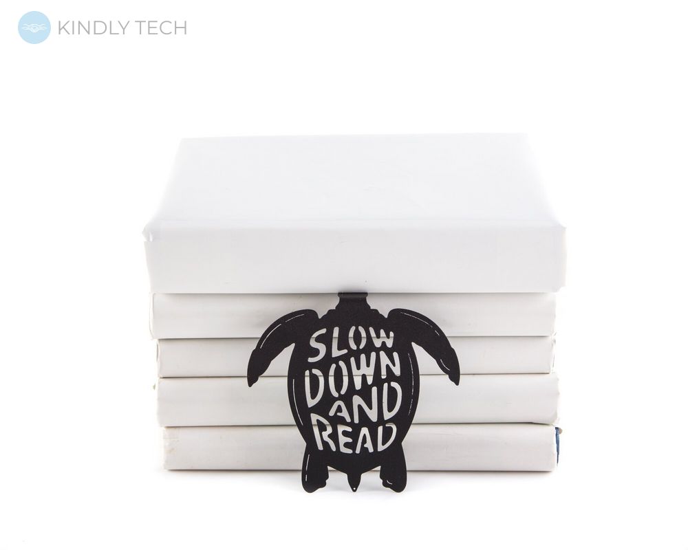 Закладка для книг "Slow down and read".