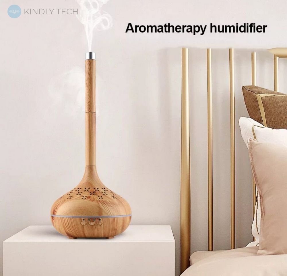 Великий зволожувач повітря-нічник Humidifier з підсвічуванням 7 кольорів