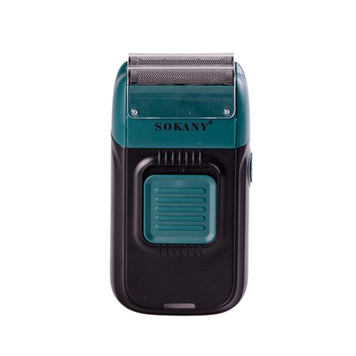 Чоловіча електробритва Sokany SK-385 шейвер для сухого гоління, Зелена