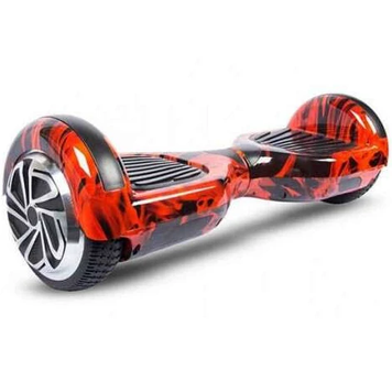 Гіроборд Smart Balance 6.5 дюймів з комплектом дитячого захисту, Червоний вогонь