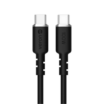Кабель USB C to C 100W (1.2m) &mdash; Veron CC07 Silicon
