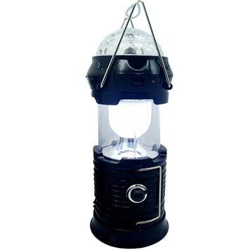 Кемпінгова LED лампа 3в1 з дискошаром і сонячною панеллю, SX-6808T