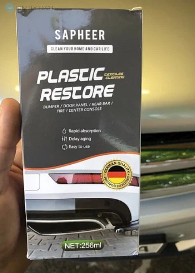 Засіб відновлення пластикового покриття PLASTIC RESTORE SAPHEER 256 мл., відновлення покриття з пластика