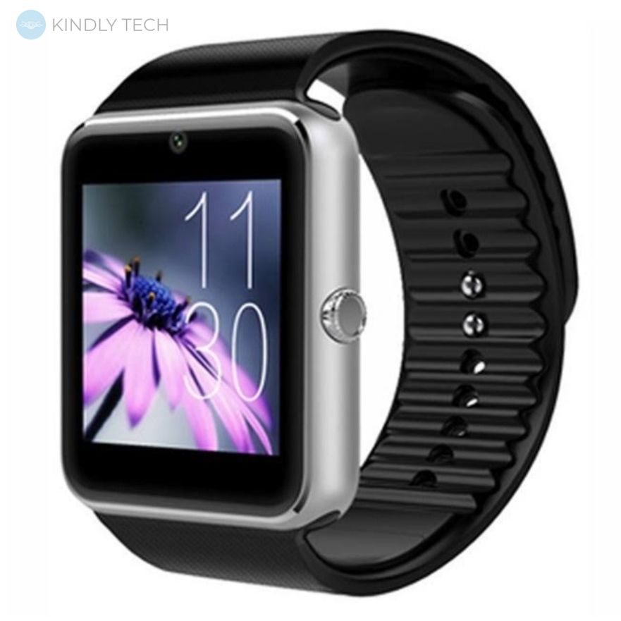 Умные наручные смарт часы Smart Watch GT08 с камерой, Silver