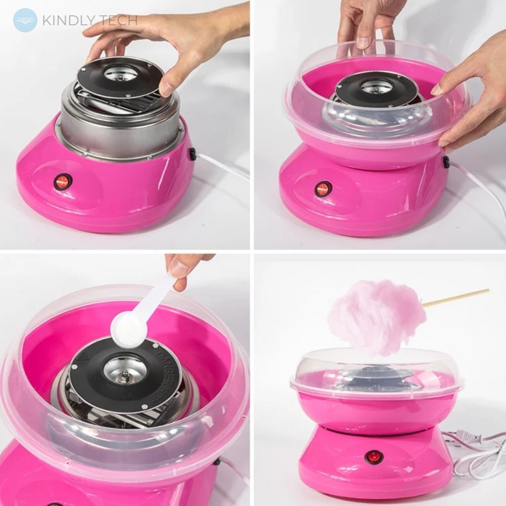 Апарат для приготування солодкої вати Cotton Candy Maker + палички для солодкої вати