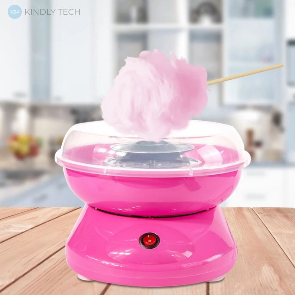 Аппарат для приготовления сладкой ваты Cotton Candy Maker + палочки для сладкой ваты