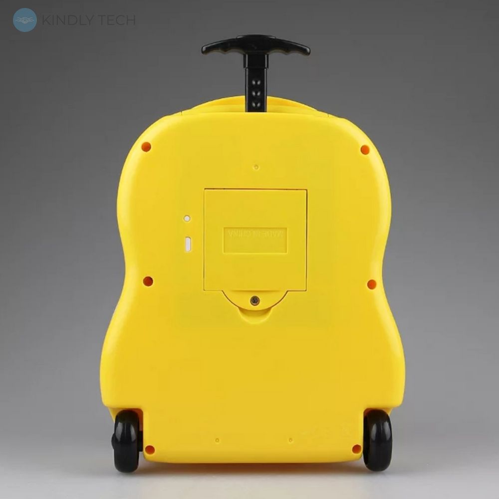 Дитячий сейф-чемодан з висувною ручкою і кодовим замком yellow