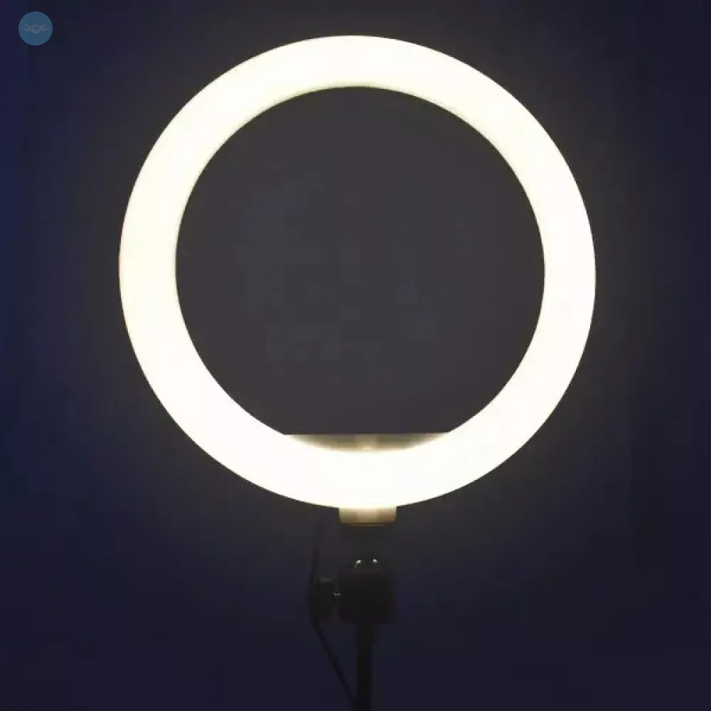 Лампа кольцевая с креплением для телефона LED 26 cm, QX-260