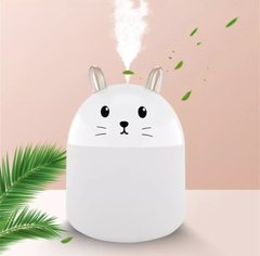 Мини увлажнитель воздуха с подсветкой милый кролик Humidifier, White