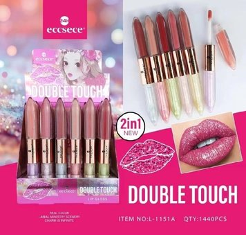 Блеск для губ Magic Double Touch 2в1 в ассортименте