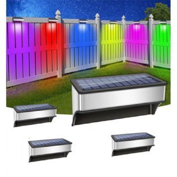 Яскравий сонячний ліхтар MULTI RGB з IP65, 4 шт