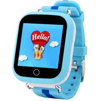 Смарт годинник дитячий Smart Watch Q750, розмір екрана 1,54 дюйма із зарядним пристроєм USB-кабель Mijobs + в ремінці Blue