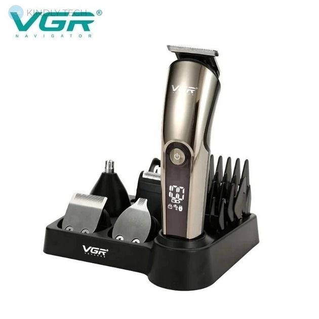 Бездротовий триммер Набор для стрижки волос VGR V-107 11в1