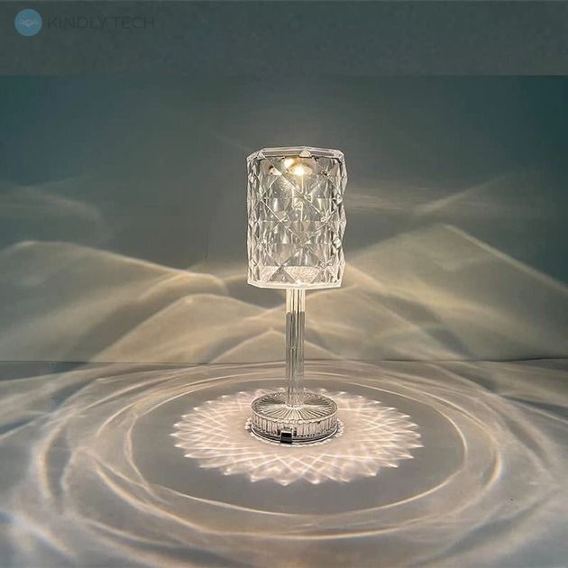 Настольная лампа Кристалл A-plus Crystal-Rose сенсорное управление, 3 цвета