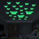 3D флуоресцентні настінні наклейки метелики