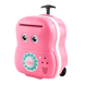 Детский сейф-чемодан с выдвижной ручкой и кодовым замком pink