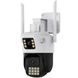 IP камера відеоспостереження RIAS A23 (iCSee APP) Wi-Fi 2 об'єктиви 3MP+3MP вулична з віддаленим доступом