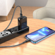 Кабель для телефона Hoco X69 Jaeger 2.4А charging data cable USB to Lightning 1м