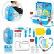 Игровой набор детский доктор на 17 предметов в портативном рюкзаке Doctor toy
