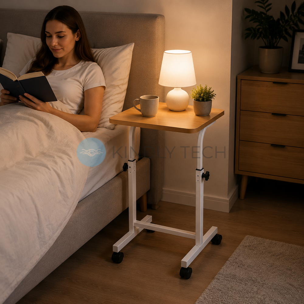 Мобільний столик на колесах Comfort Desk Pro регульована висота, 50*40 см