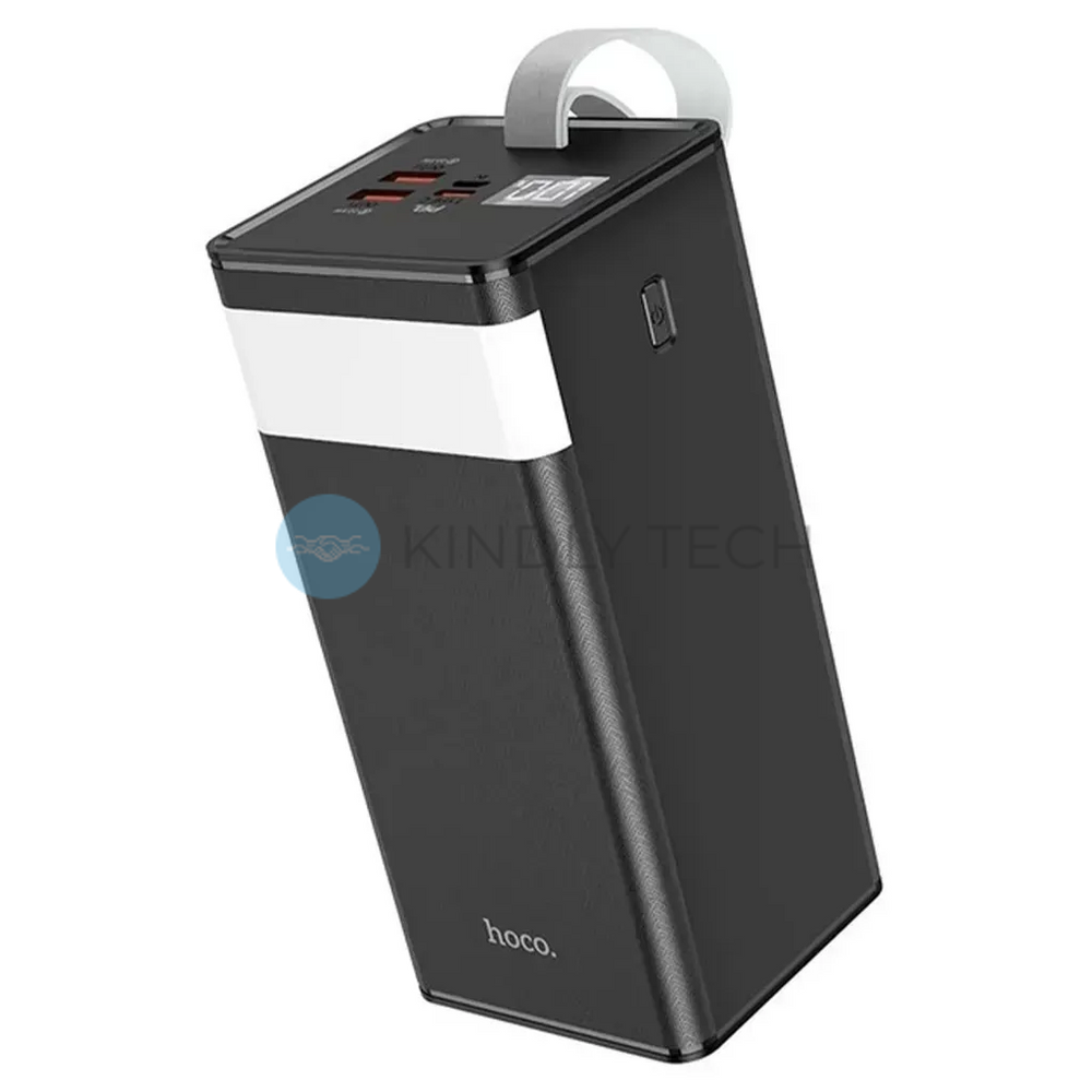 Повербанк Hoco J89A Powermaster 60000 mAh з дисплеєм та ліхтариком,Чорний