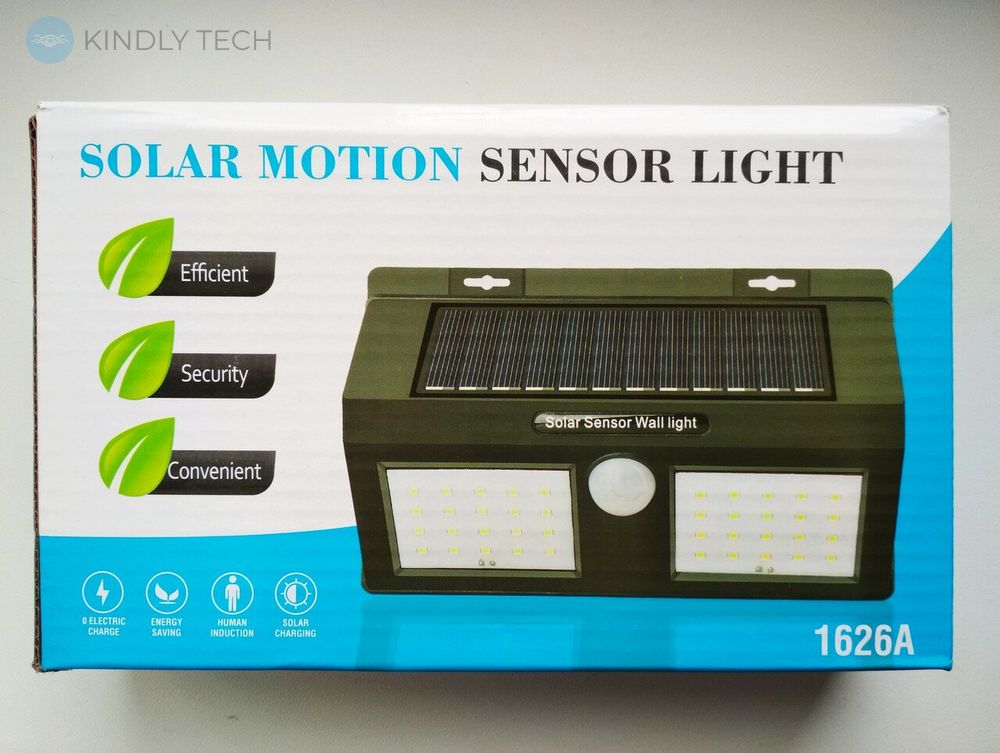 Двойной LED светильник с датчиком движения Solar Motion Sensor Light