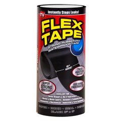 Водонепроникна ізоляційна надміцна стрічка Flex Tape 200 мм х 1.5 м Чорна