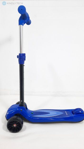 Самокат детский Scooter YTR-901 трехколесный, Синий