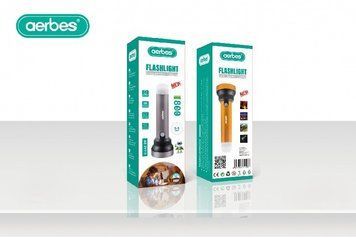 Ручний ліхтарик Aerbes 800MAH в асортименті