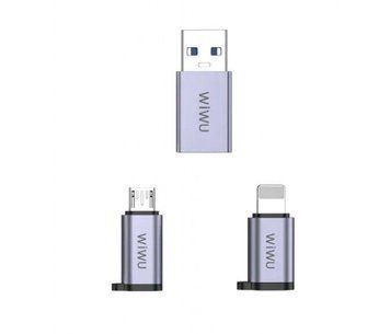 Комплект адаптерів WiWU Wi-C031 Concise Adapter Pack для підключення різних пристроїв