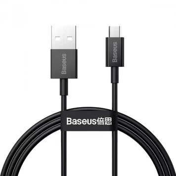 Кабель Micro 2A (1m) &mdash; Baseus (CAMYS) Superior Series &mdash; Black