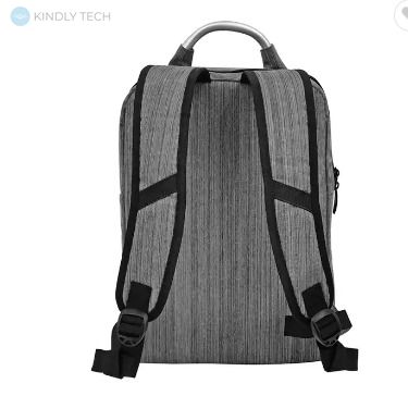 Рюкзак для ноутбука з USB-портом для зарядки, Сірий