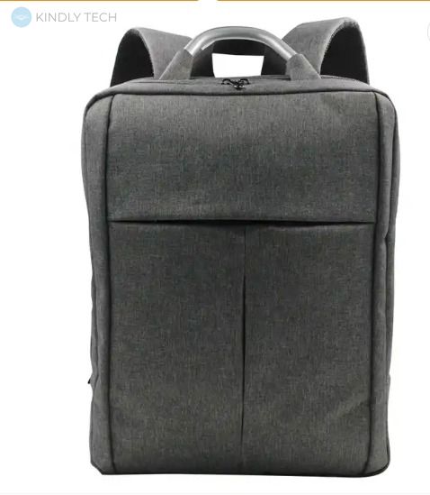 Рюкзак для ноутбука з USB-портом для зарядки, Сірий