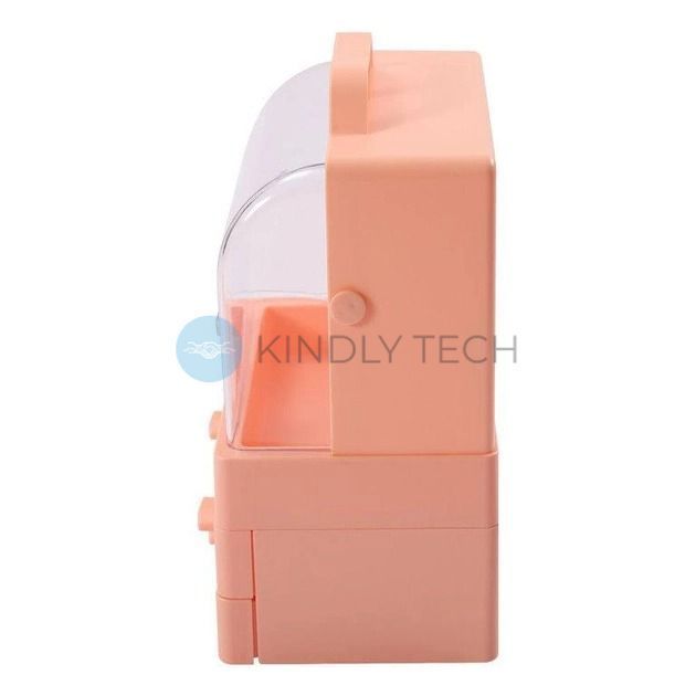 Бокс (органайзер) для хранения косметики Cosmetic Storage Box LD GW 880 персик