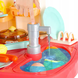 Дитяча велика інтерактивна кухня з водою Fun Cooking з підсвічуванням, звуком, парою, Рожева